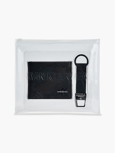 Calvin Klein Táskák & Kiegészítők HU408000 | Calvin Klein Bőr Wallet and Keyring Férfi Ajándékszett